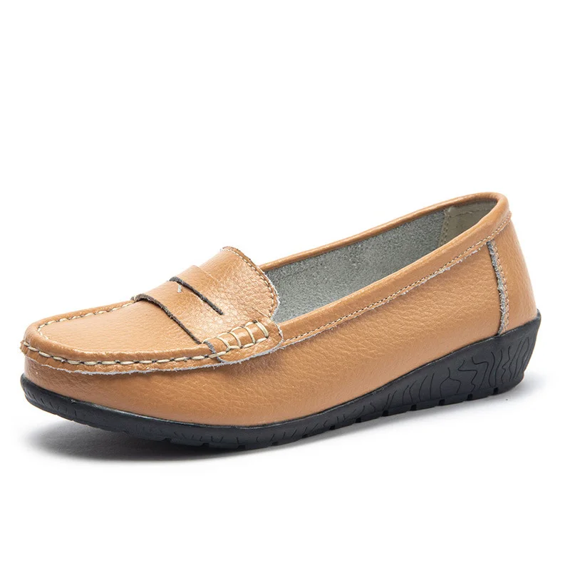

2022 new Genuine Leather shoes Women Flats Shoes 9082