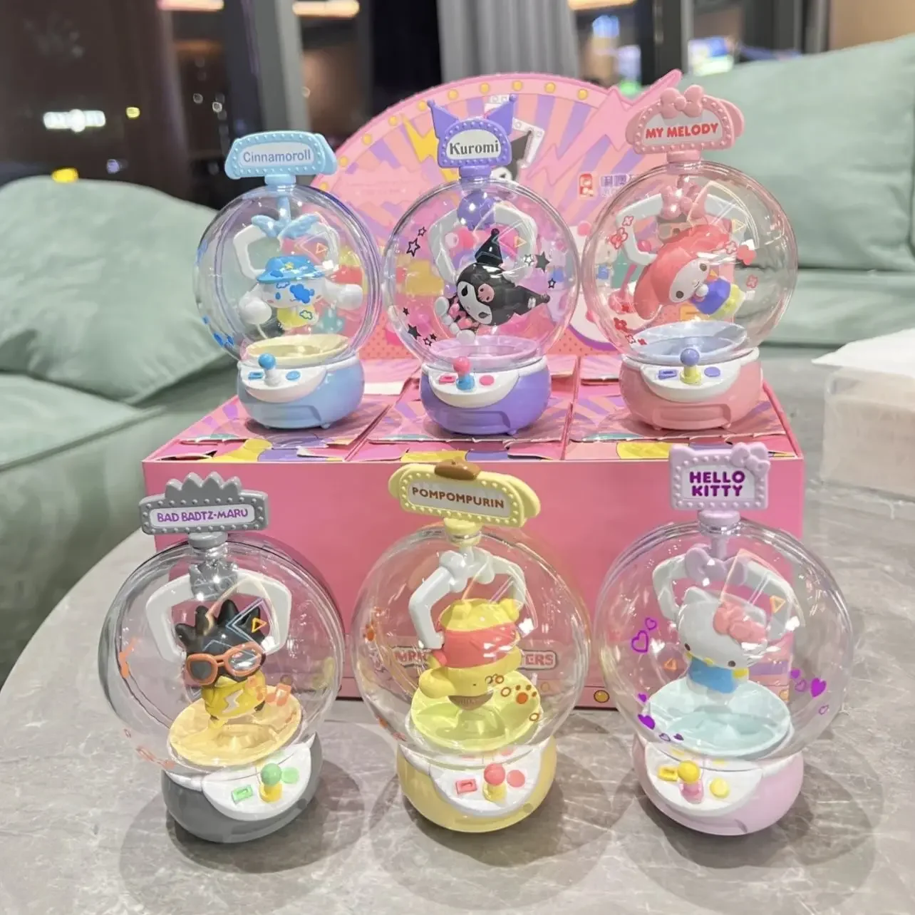 Подлинная Sanrio аниме клипса кукла машина серии глухая коробка мини фигурки