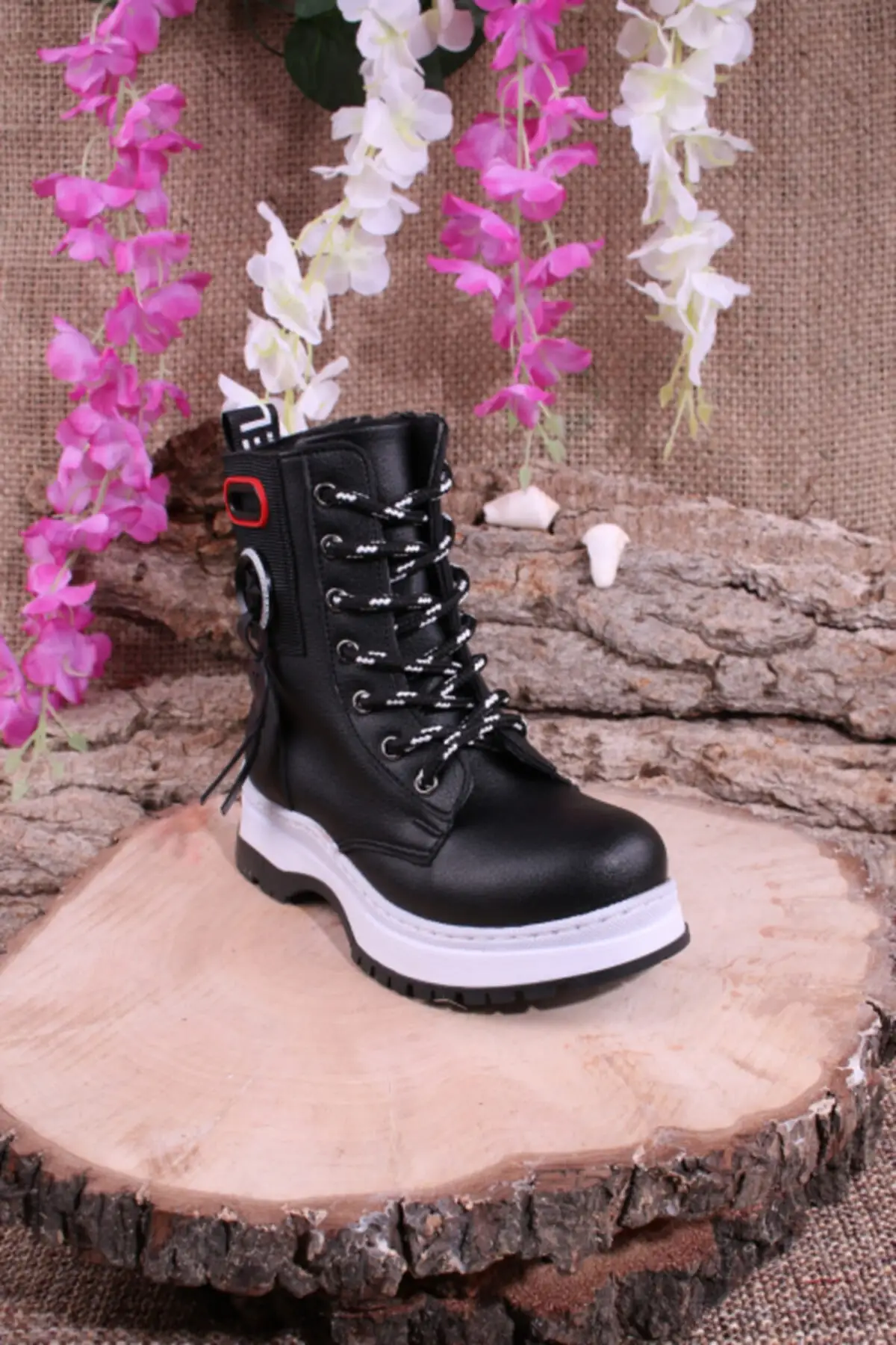 

Лидер продаж, Детские ортопедические ботинки с мехом для молодых девочек, черные тайские ботинки, Новое поступление 2021, милая повседневная ...