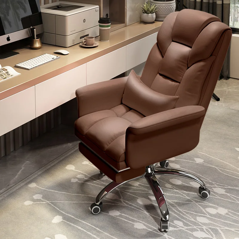 

Modern Mobile Chairs Luxury Swivel Leather Relax Italian Office Desk Hand Computer Chairs Sofa Fauteuil Salon Nordic Furniture