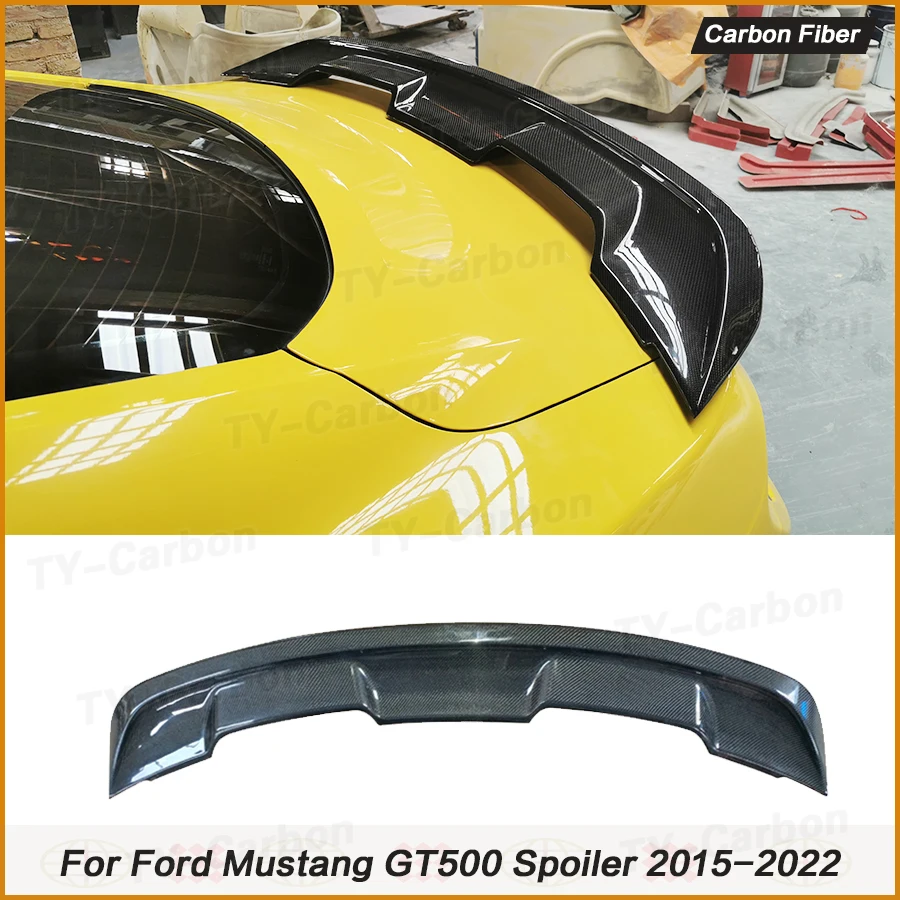 Спойлер из натурального углеродного волокна для заднего багажника крыльев губ