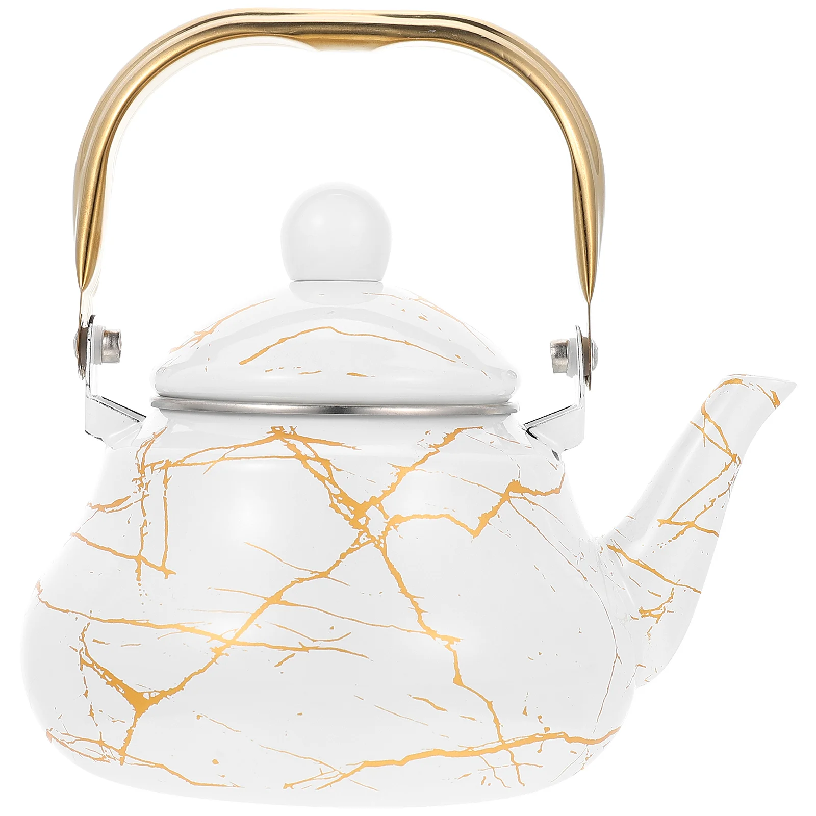 

Tea Kettle Stove Water Kettle 15L Marble Pattern Coffee Kettle Stovetop Tea Kettle Water Warmer For Home Restaurant Kitchen