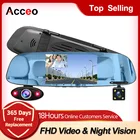 Зеркало-видеорегистратор Acceo A44P, 1080 дюйма, с ночным видением