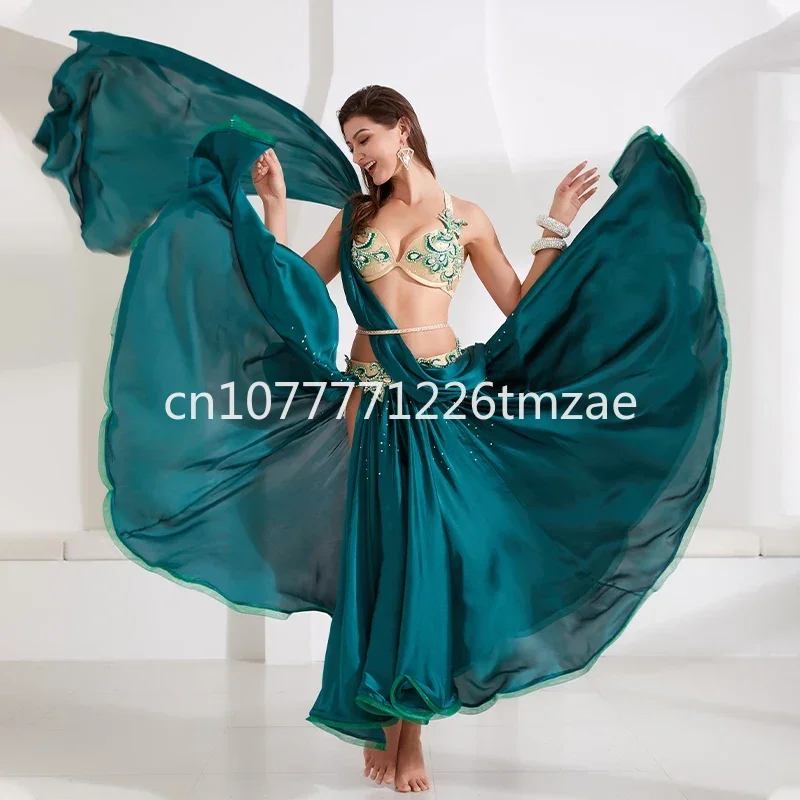 Костюм для танца живота с поясом и юбкой 2 цвета