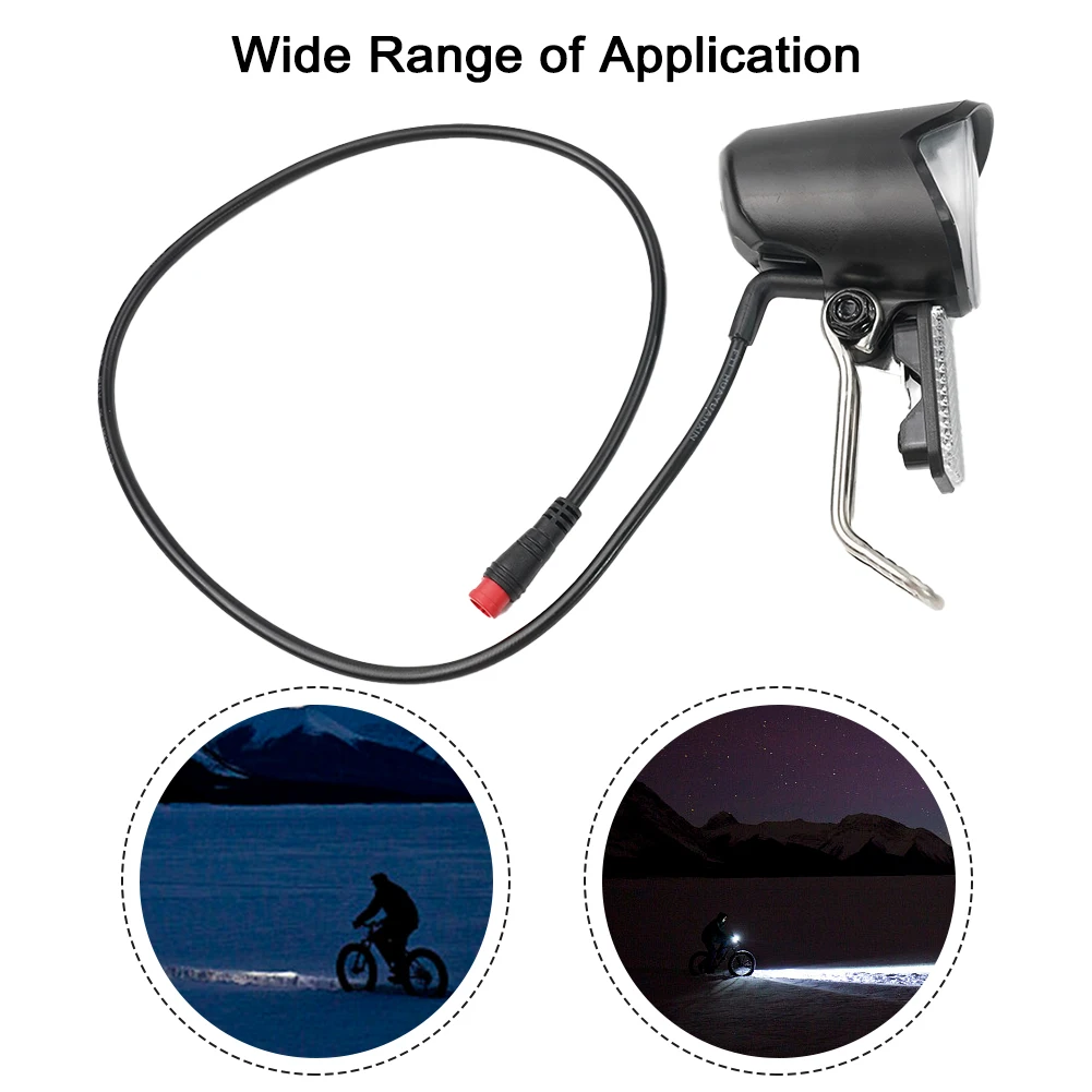 

Electric Bicycle 6-60V Universal Headlight E-Bike Front Light Spotlight SM/waterproof Modification Refit Head Light Ebike Parts