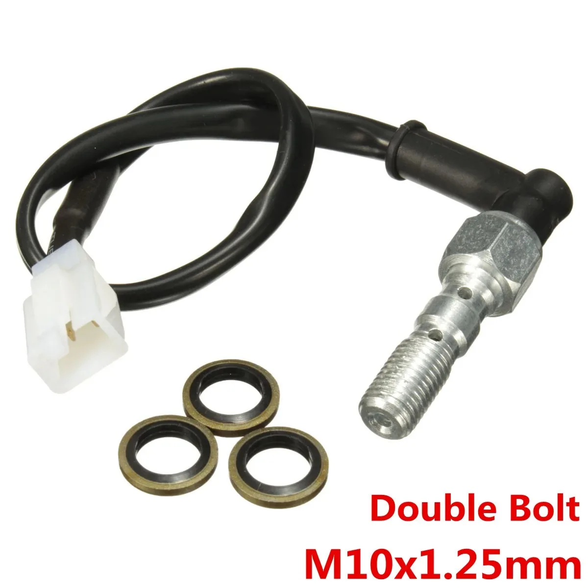 

Для Honda/Kawasaki/Suzuki/Yamaha мотоцикл гидравлический двойной болт банджо переключатель давления тормоза M10 x 1,25 мм