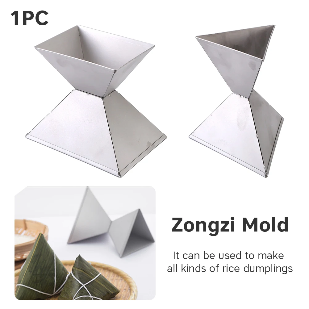

Форма Zongzi из нержавеющей стали для китайской еды, рисовые пельмени, практичная, простая в использовании, для дома