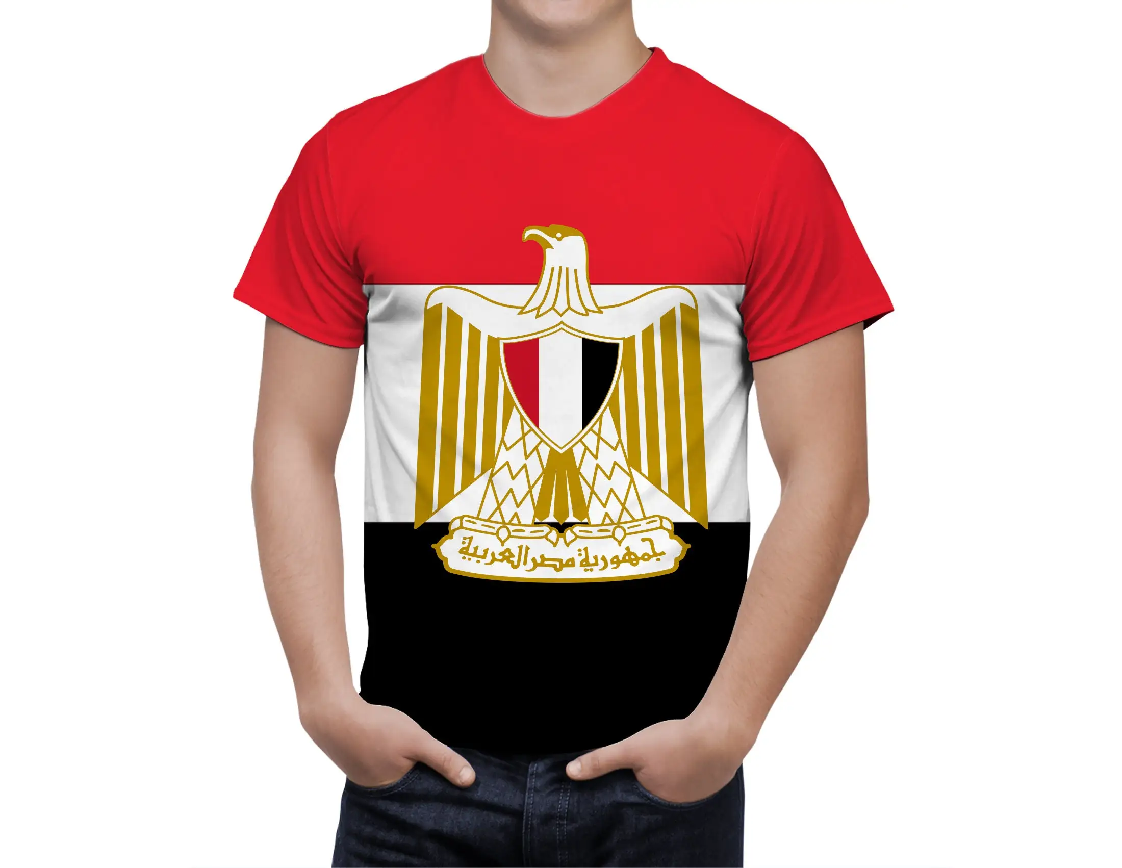 

Egypt Flag 3D T Shirt New Summer Men's O-neck Short Sleeve Tops Man Clothing