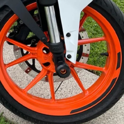 KTM вилка wp ось передняя