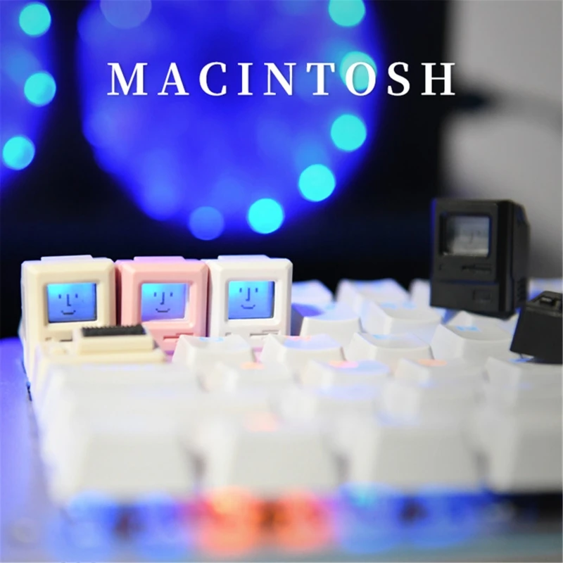 Классическая Ретро-клавиатура в стиле MAC Macintosh персонализированная клавиатура