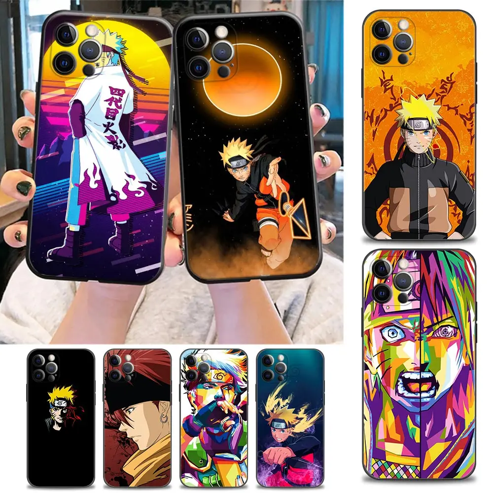 

Cute Anime Naruto Uzumaki Phone Case for iPhone 11 12 13 Pro Max 7 8 SE XR XS Max 5 5s 6 6s Plus Soft Silicone Case Cover BANDAI