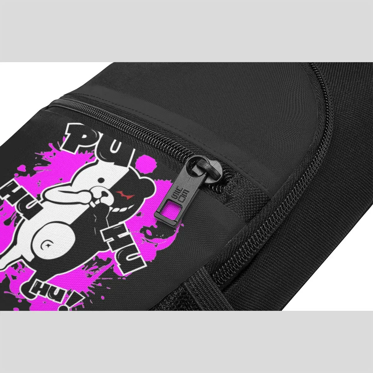Фото Monokuma Danganronpa - Puhuhuhu Chest Bag, мужская сумка-слинг через плечо, рюкзак для путешествий и походов, сумка на одно плечо №2