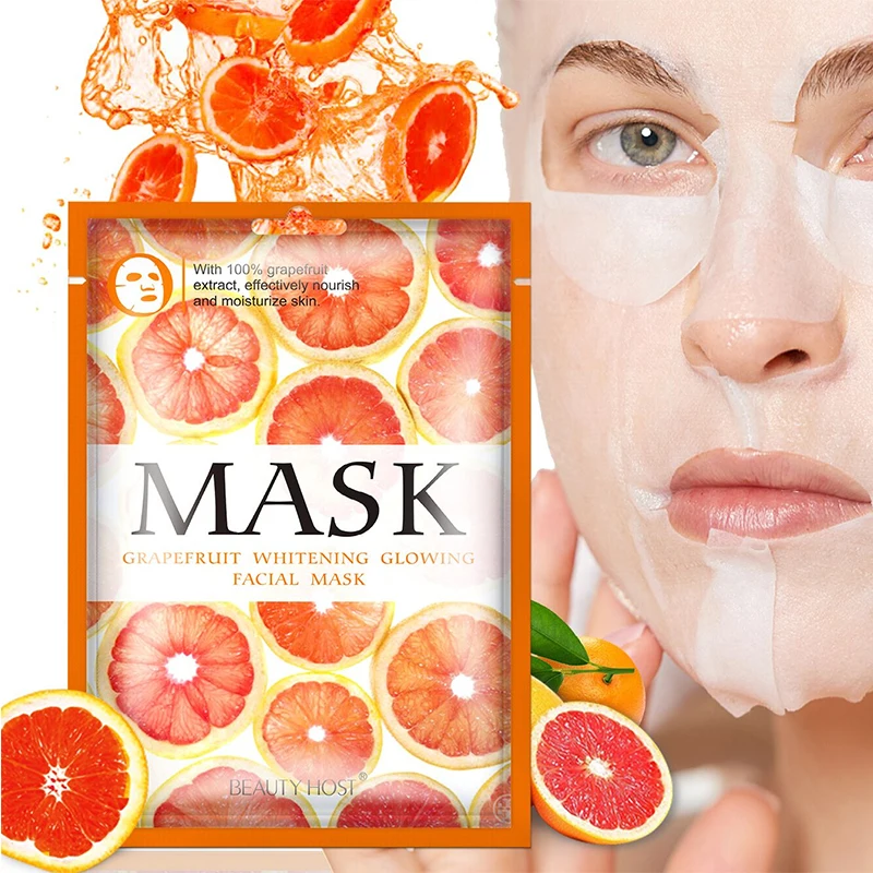 30 шт./лот корейский уход за кожей Увлажняющий Осветляющий отбеливающий грейпфрут