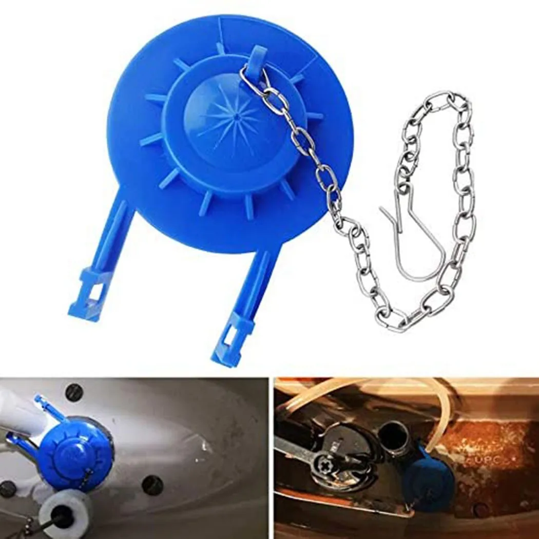 

Universal Toilet Drain Valve Flap Cover Toilet Flapper Bathroom Drain Tank Water Saver Home Seal Tank PVC Flap Cover Repair