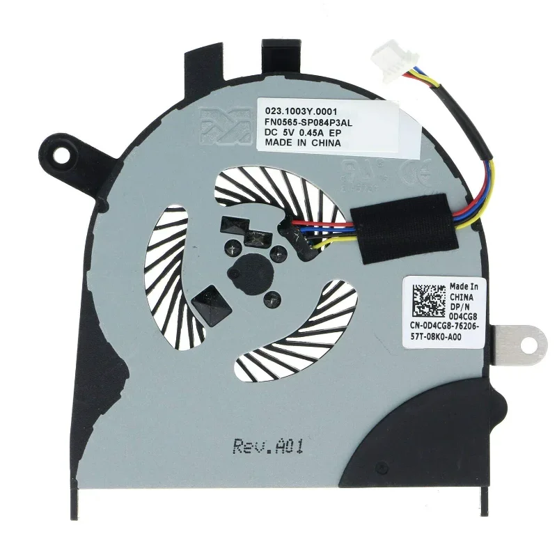 Вентилятор охлаждения процессора для Dell Inspiron 13-7000 13 7353 7359 7453 P57G i7353 i7359 FN0565-SP084P 0D4CG8