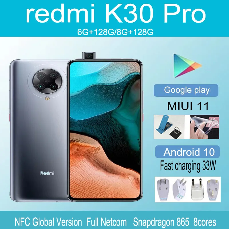 

Original Xiaomi Redmi K30 Pro 5G Smartphone Snapdragon 865 Eight Core 6.67 Full Curved Screen 64 Million Pixels