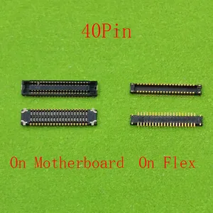 2-10pcs LCD Display FPC Connector On Motherboard For Xiaomi Mi 6 Mix Redmi 8 8A 5 Hongmi 10X 4G Screen Plug Port Flex 40pin