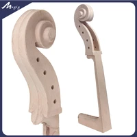 unfinished cello neck 44 34 12 14 18 110 maple cello neck head scroll maple unvarnished diy cello part acoustic electric