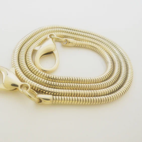 3mm COPPER Snake Metal High Quality Handle Shoulder Crossbody Handbag Replacement Chains Luxury Accessories Wholesale