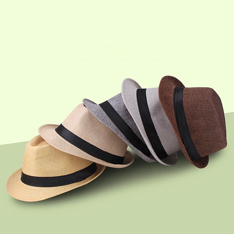 

Кепка От Солнца в британском стиле для мужчин и женщин, Классическая однотонная пляжная шапка в стиле джентльмена, с широкими полями, с защитой от ультрафиолета, летняя