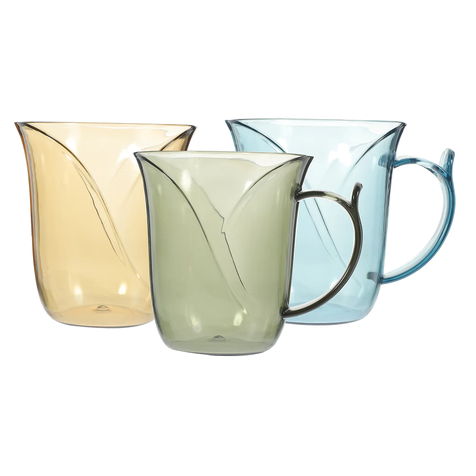 

3Pcs Bathroom Cup Reusable Cup Toothpaste Mugs