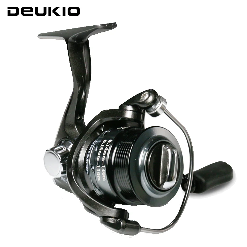 

DEUKIO DS800 3+1BB Fishing Spinning Reel All Metal Spool 6.0:1 Gear Ratio Max Drag 5KG Saltwater Fishing Bass Pike Fishing