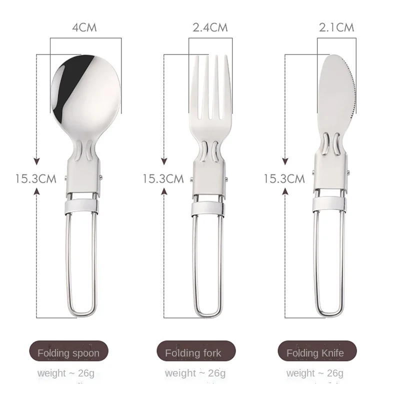 Столовая посуда для кемпинга складные столовые приборы пикника пешего туризма и