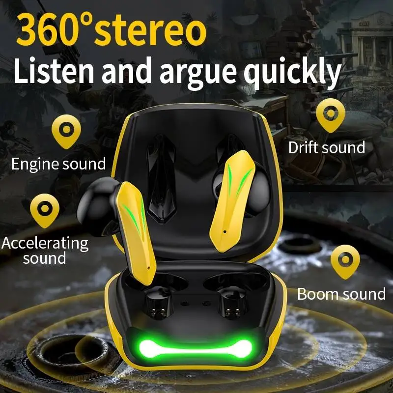 

TWS-наушники R05 игровые с поддержкой bluetooth и микрофоном