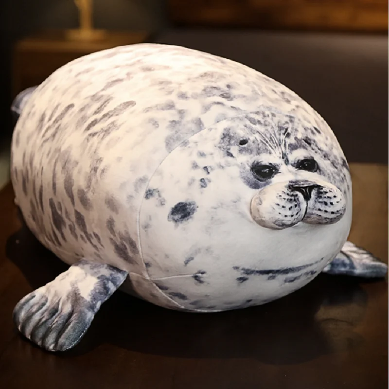 

Sea Lion Throw Gifts 20CM Chubby Stuffed Baby Plush Sleeping Girls Toy Doll Angry 3D Pillow for Novelty Blob Seal Kids