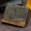 Short Men Wallets Slim Classic Coin Pocket Photo Holder Small Male Wallet Quality Card Holder Frosted Leather Men Purses 3
