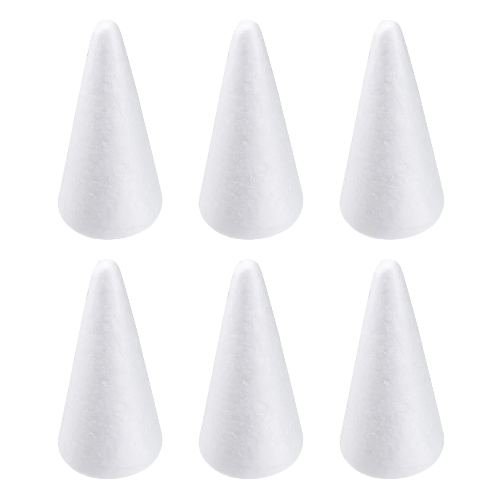 

Foam Cone Cones Crafts Styrofoam Craft Christmas Tree Diy White Polystyrene Children Floral Ornament Supplies Shaped Shapes Kids