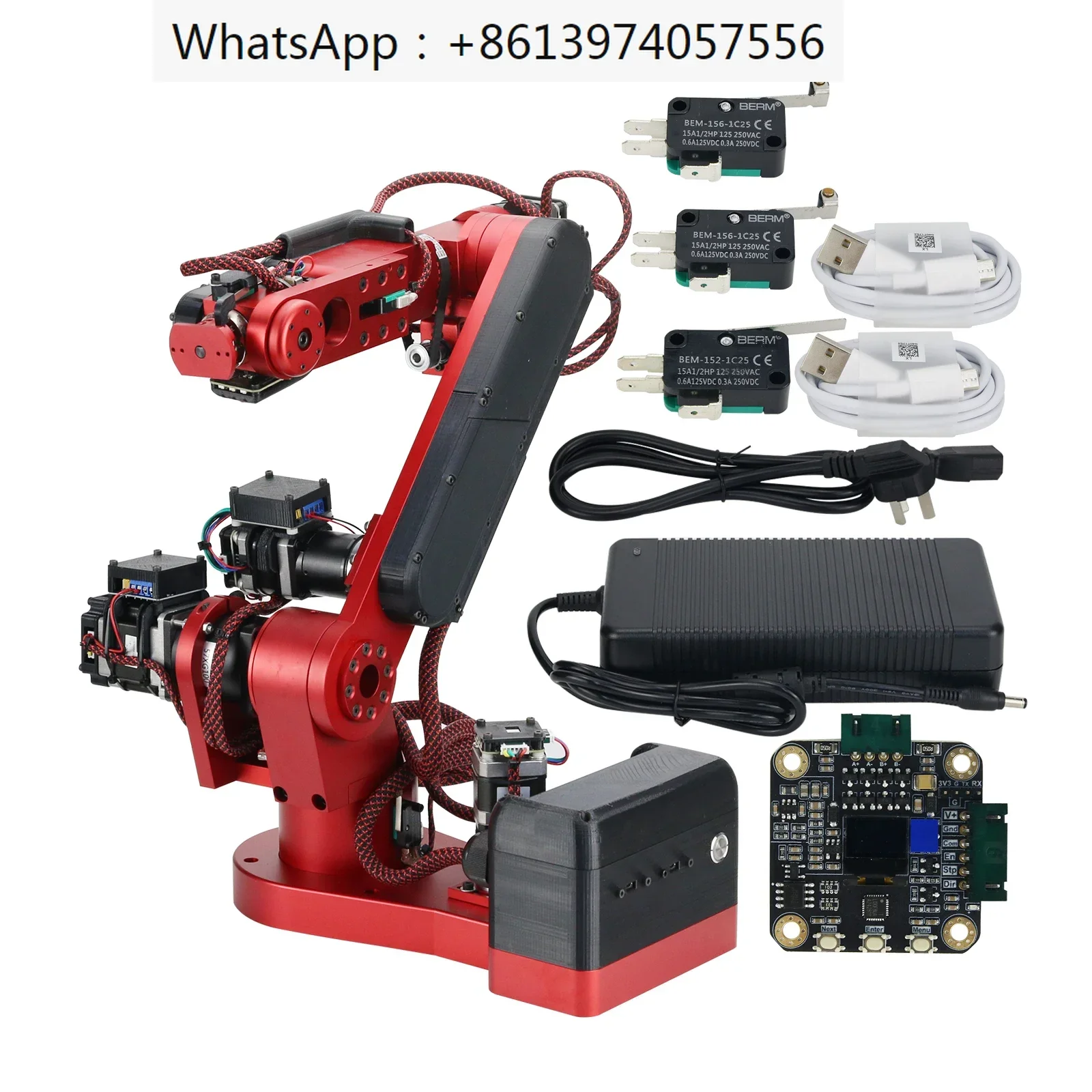 AR4 6DOF Роботизированная рука Настольная механическая с контроллером двигателя ROS