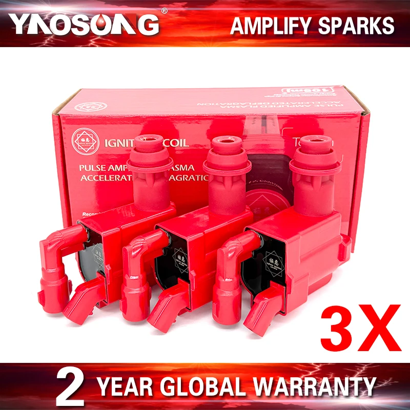 

3X КАТУШКА ЗАЖИГАНИЯ ВЫСОКОЙ ЭНЕРГИИ 90919-02216 Для LEXUS GS300 IS300 SC300 TOYOTA Supra 1JZ 2JZ GE GTE 98-05 3.0L 9091902216 UF228