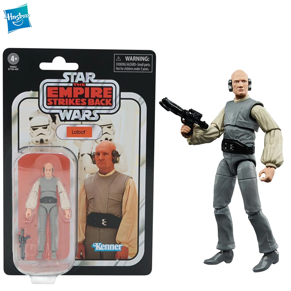 

[In-Stock] Hasbro Star Wars The Vintage Collection Lobot 3.75-Inch-Scale Action Figures Collectible Model Gift Toys F4462