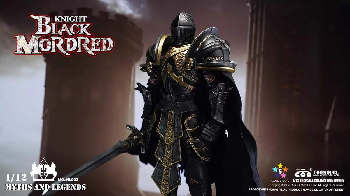 Фото В наличии: Фигурка COOMODEL ML002 Myth and Legend Mordred Black Knight 1/12 №3