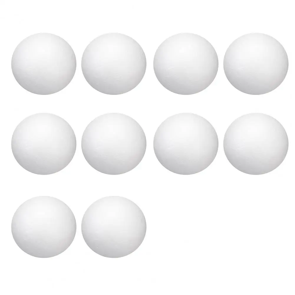 

Пенопластовые шары для рукоделия 6/8 см, набор из 10 шт.