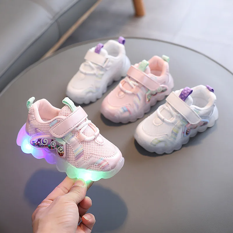 New Cartoon Soft Wing Children Casual Shoes Lovely Noble Princess Girls Shoes Infant Tennis Hot Sales Kids Sneakers Toddlers