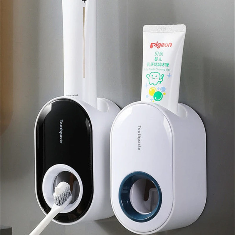 

Настенный дозатор зубной пасты для взрослых и детей, автоматическая моющаяся настенная подвесная выжималка для зубной пасты, держатель для...