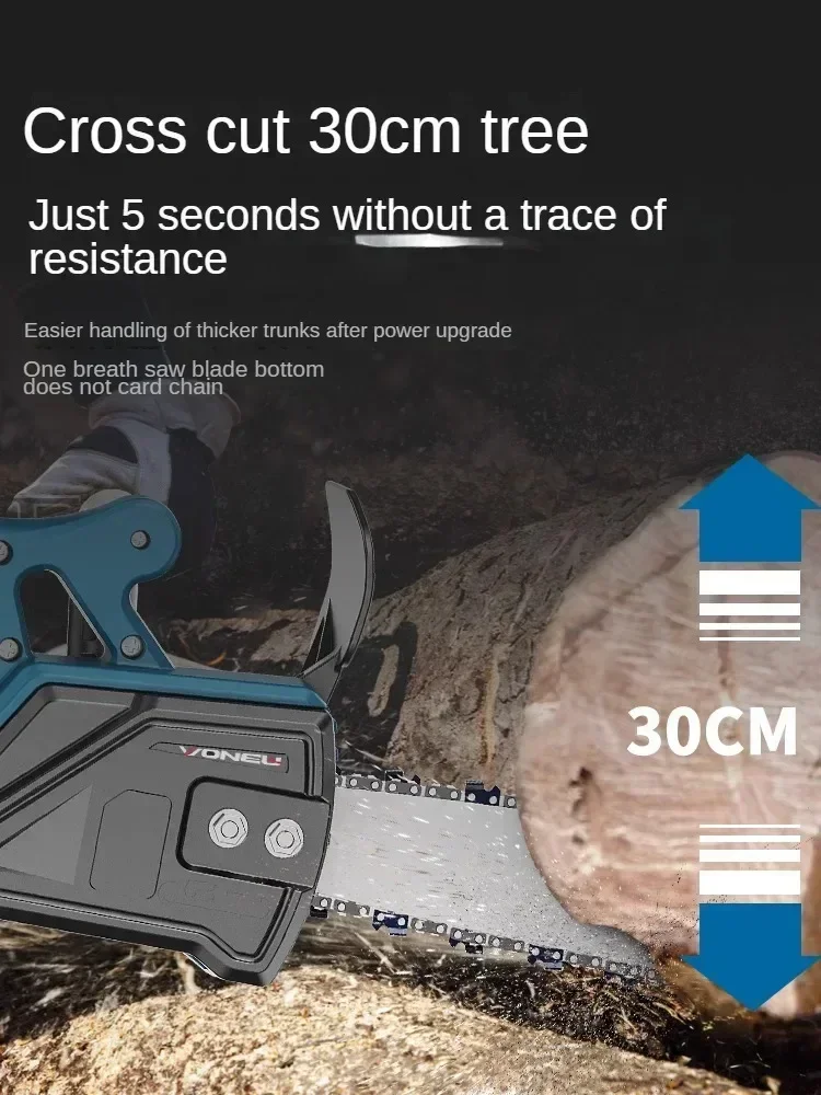 Беспроводная бесщеточная бензопила с мотором ручная электрическая литий-ионная