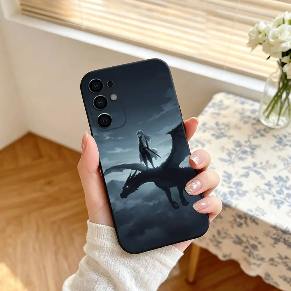 Фото Чехол для телефона T-Tensura Rimuru Tempest, черный, силиконовый, мягкий, для Samsung S25, S24, S21, S22, S23, S30, Ultra, S20, Plus, Fe, Lite. №4