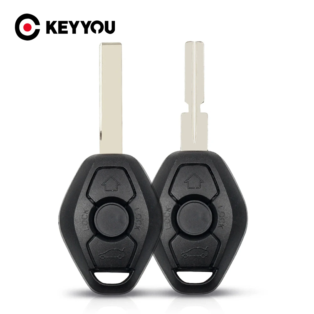 

KEYYOU Replacement Car Remote Key Shell for BMW E38 E39 E46 EWS 1/3/5/7 Series X3 X5 Z3 Z4 HU58 Hu92 Blade key Case Fob