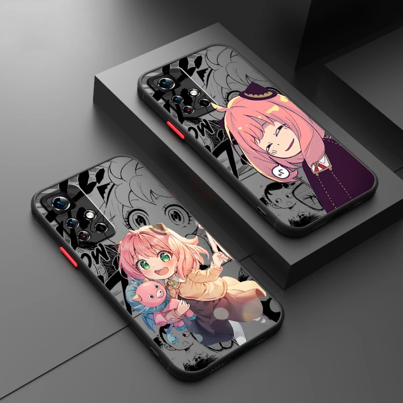 Kawaii Anime SPY×FAMILY Anya матовый полупрозрачный для Redmi 8 8A 9A 9C 9AT 9 9T 10X 10A 10C 10 11A 12C 12 13C