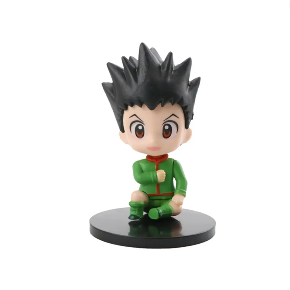 1 шт. Статуэтка Hunter×Hunter экшн-фигурки GON · FREECSS Killua Zoldyck Kurapika сидя позиция ПВХ
