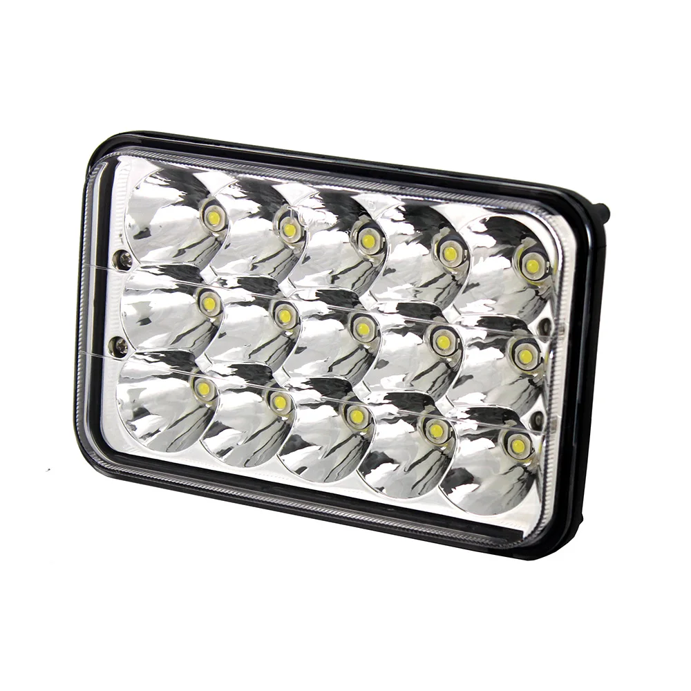 AUKMA 4x6-дюймовая светодиодная фара дальнего/ближнего света замена H4651 H4652 H4656 H4666 H6545