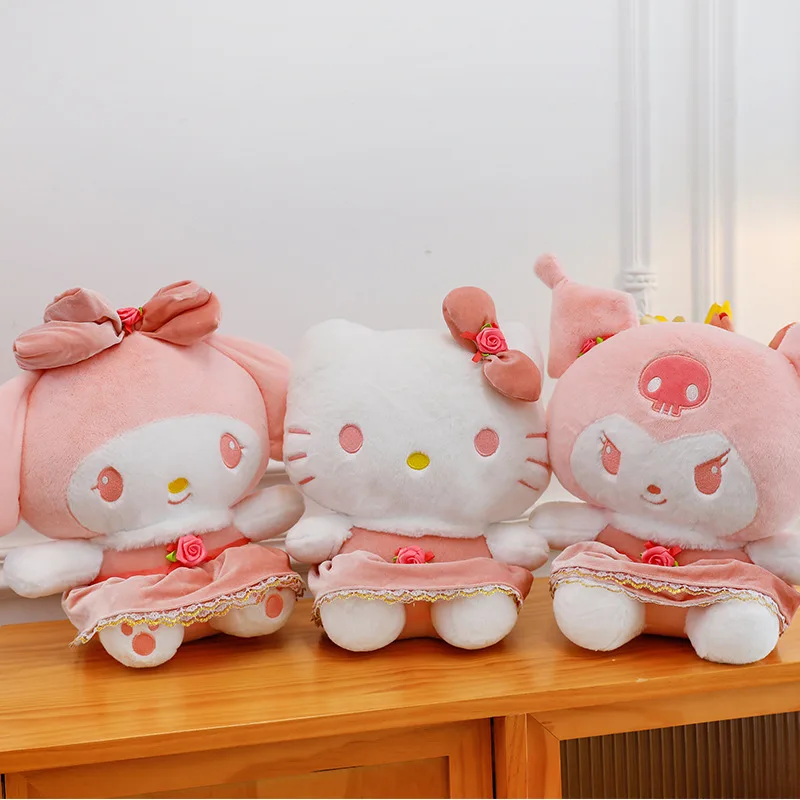 Sanrio аниме Sanriod игрушки Kawaii Kuromi Mymelody Cinnamorol плюшевые мягкие набивные животные куклы