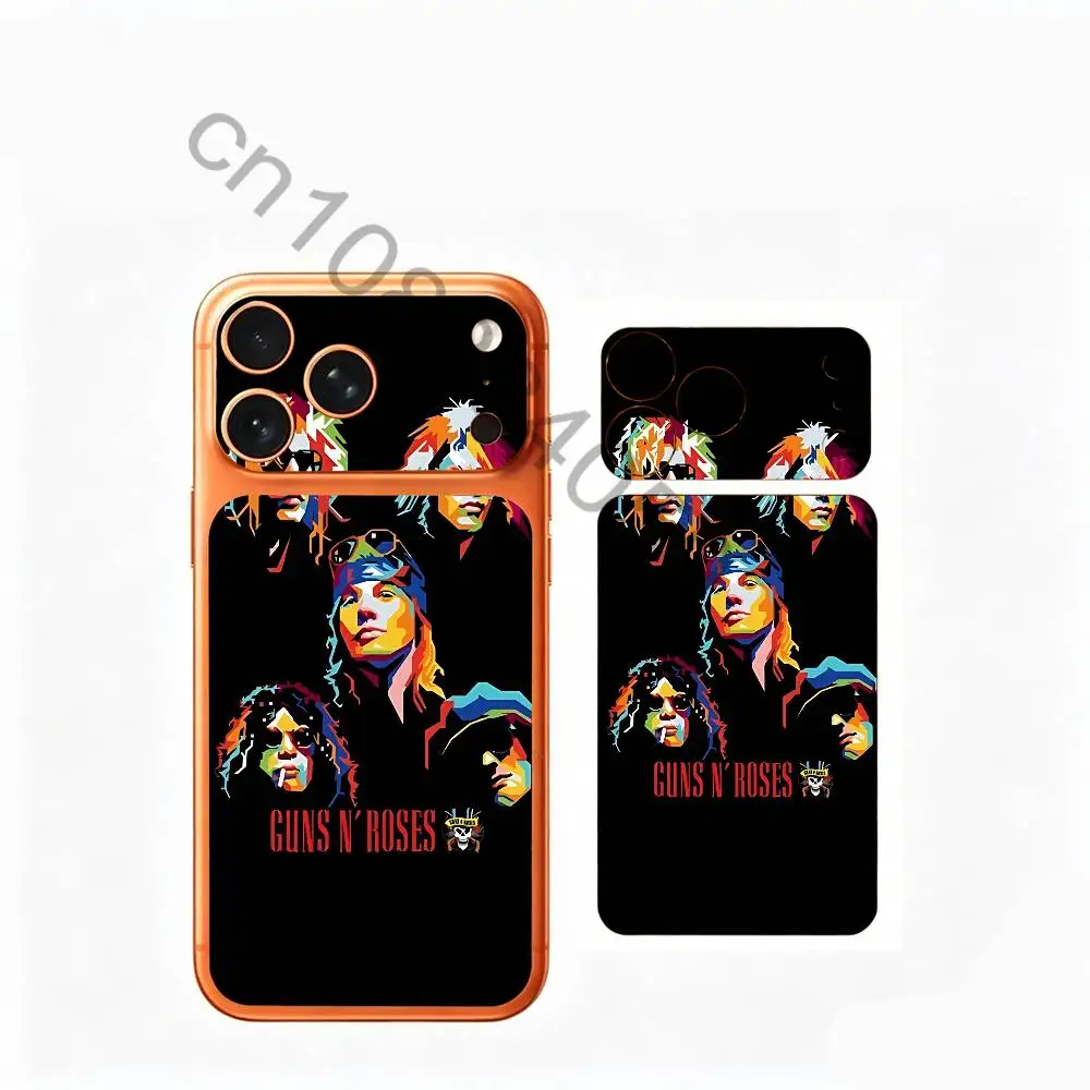 Фото Защитная пленка-наклейка G-Guns n r-roses для iPhone 17 Pro Max/17 Pro, полноцветная, на весь корпус №2