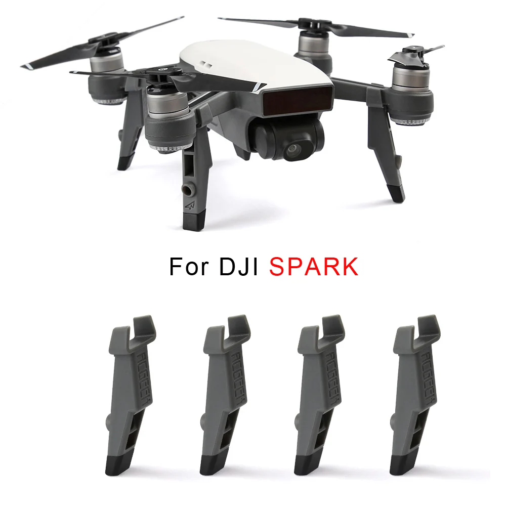 

4pcs Lightweight Extended Landing Gear Extension For DJI SPARK Drone Leg Support Protector