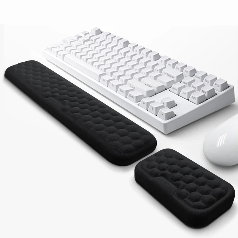 Mouse Keyboard Wrist Rest Pad Wrist Support Soft Mat For Computer PC Gamer Notebook Laptop With Massage Texture Breathable Rest images - 6