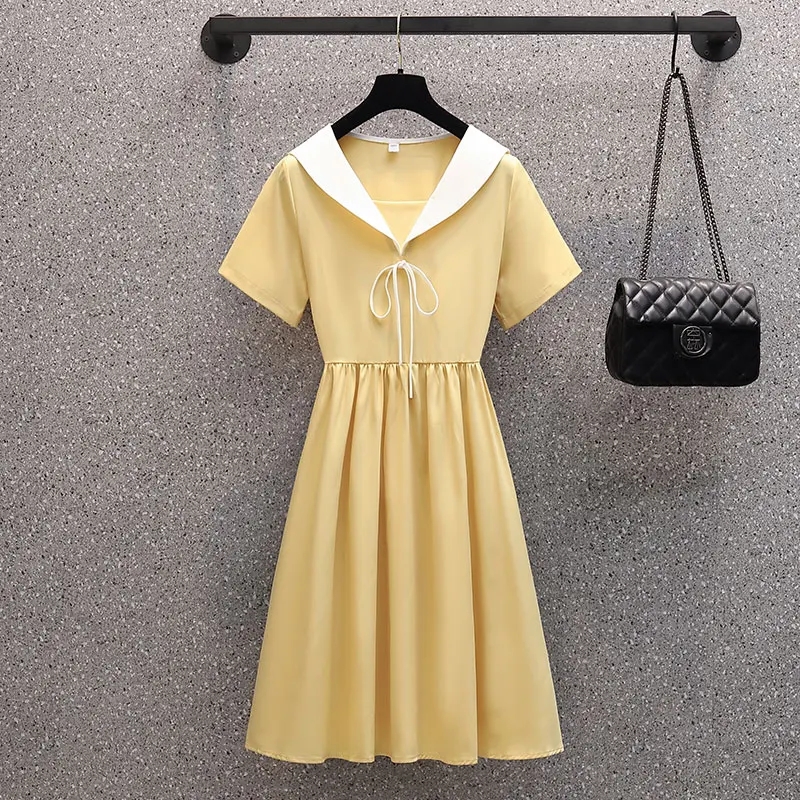 

Женское лоскутное офисное платье большого размера 4XL, Длинные свободные платья с коротким рукавом, v-образным вырезом, пуговицами и бантом, п...