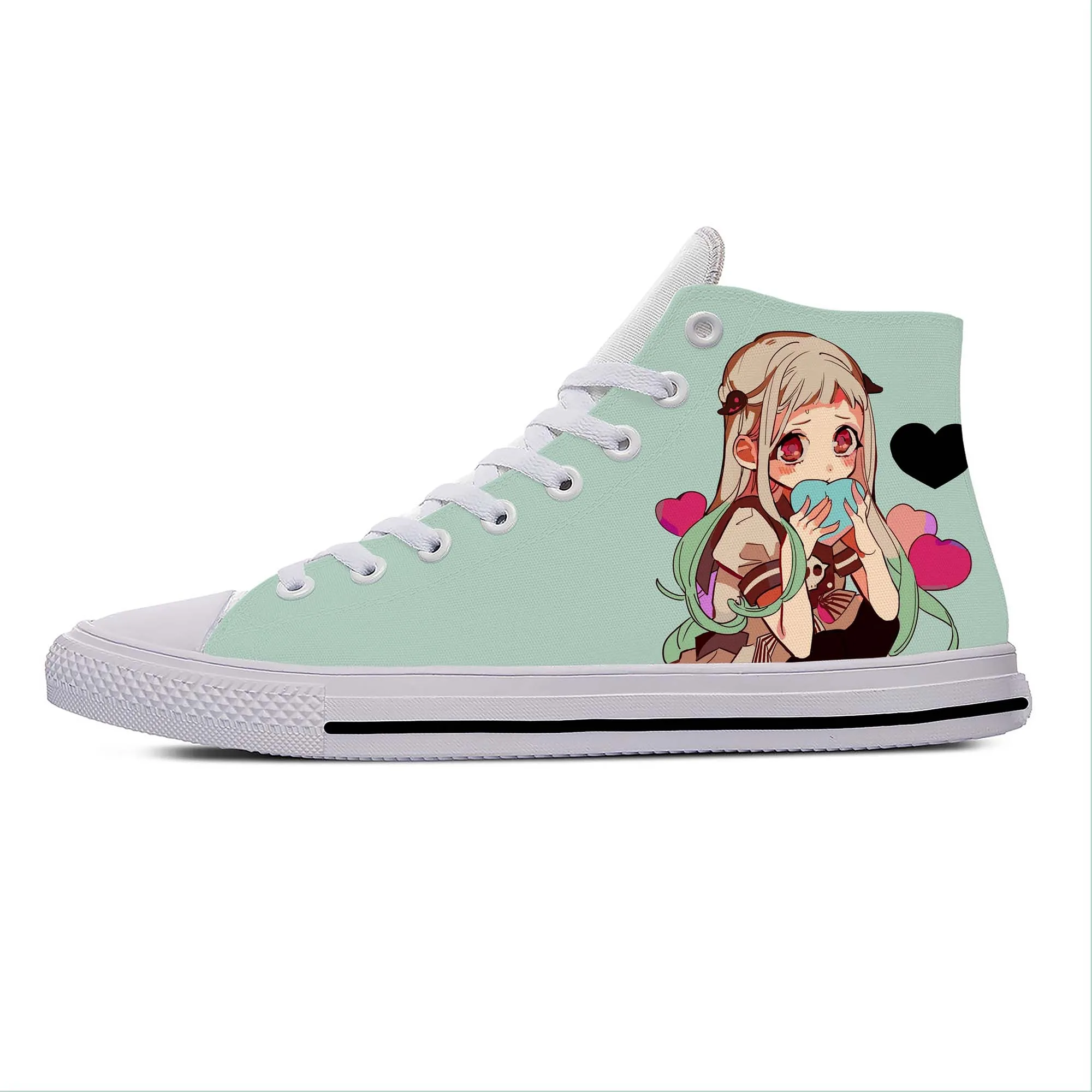 Hot Anime Manga Toilet Bound Hanako Kun Yashiro Nene Casual Shoes High Top Lightweight Board Breathable Men Women Sneakers